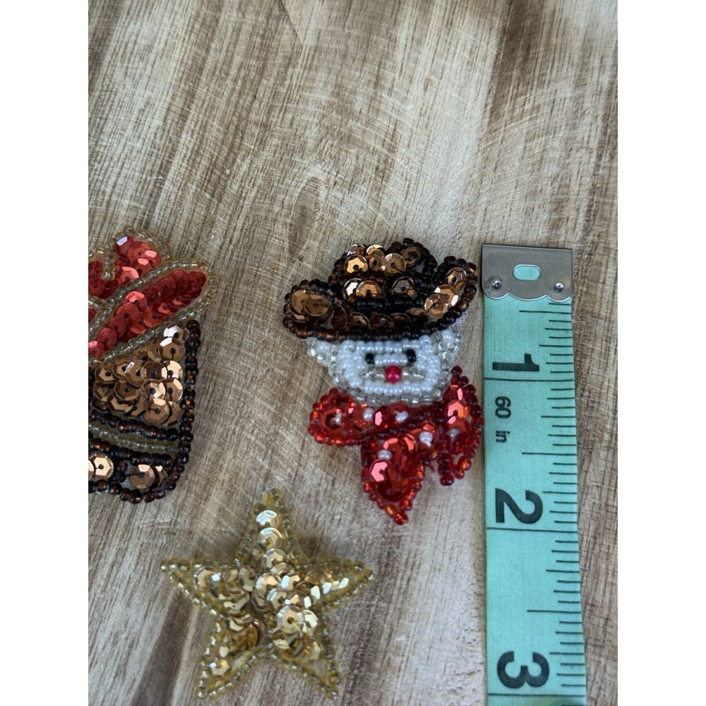 Vintage Western Beaded Button Covers Cowboy Boot‎ Star - Picture 3 of 3